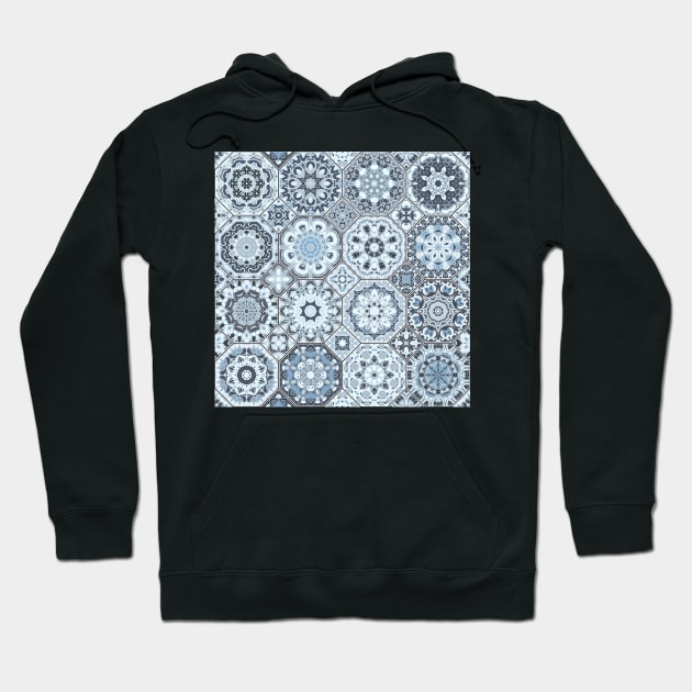 Octagonal Oriental and ethnic motifs in patterns. Hoodie by IrinaGuArt